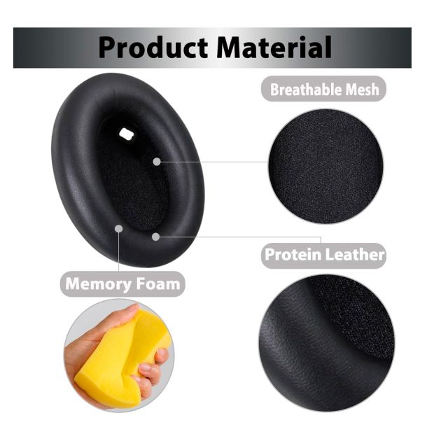 Coussinets de Remplacement pour Casque Sony
