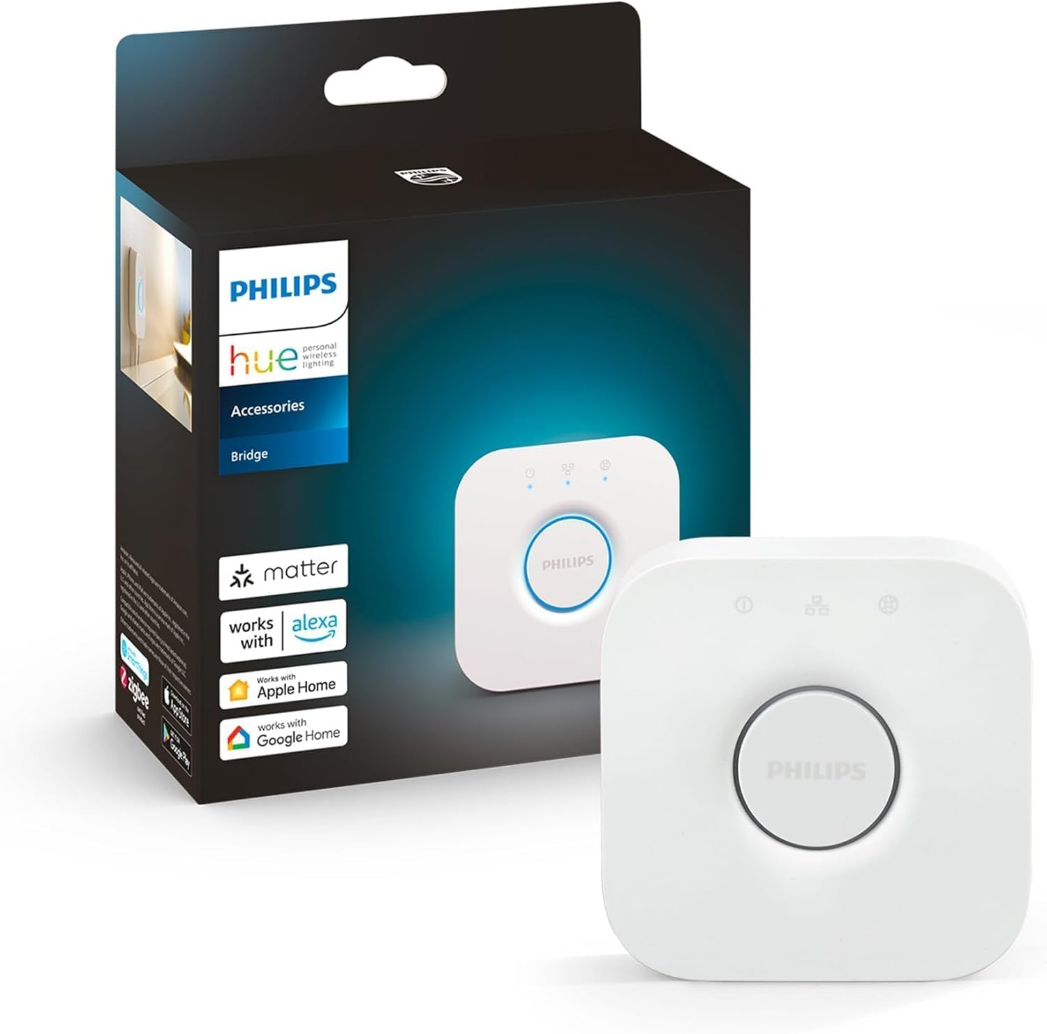 Pack Philips Hue (2 Ampoules Color + 1 Pont Bridge)